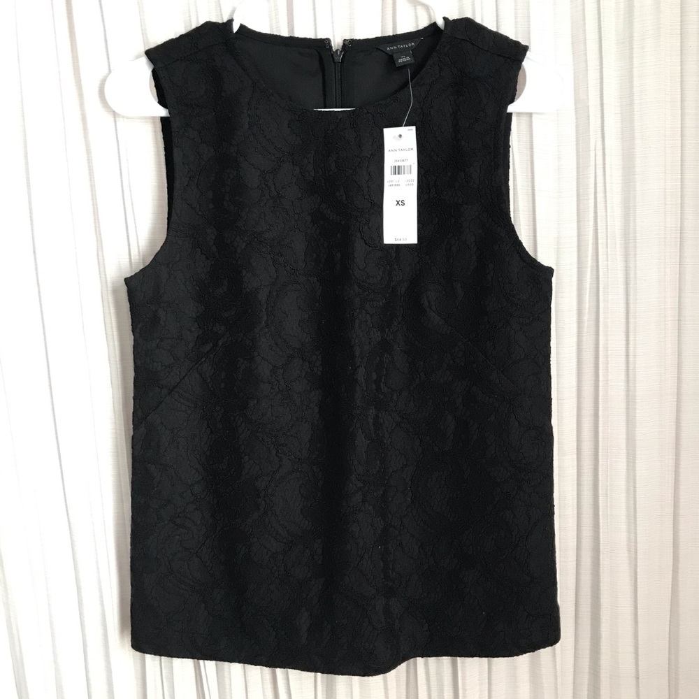 NWT Ann Taylor Women’s Black Vest Size XS